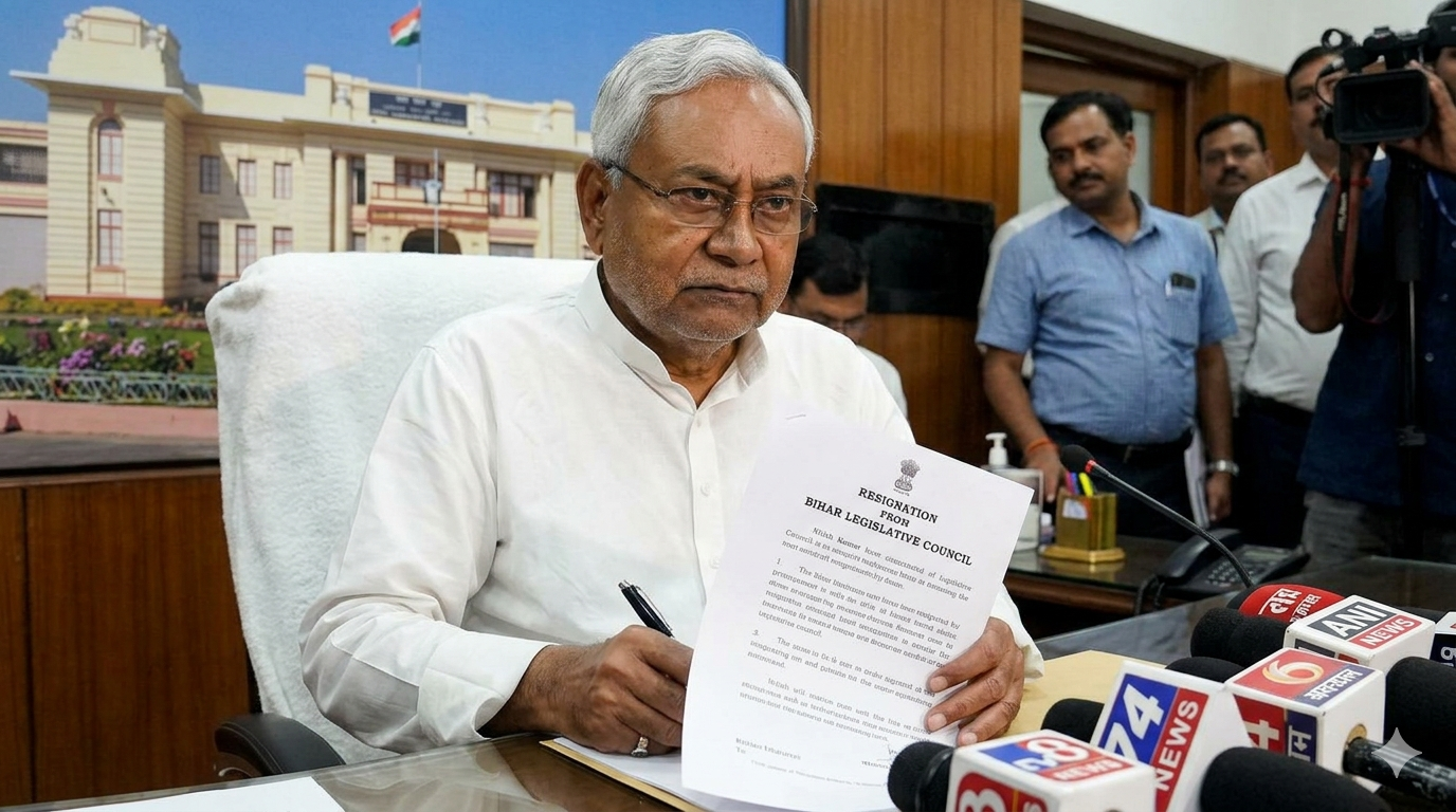 Nitish Kumar Resigns from Bihar Legislative Council After Rajya Sabha Election